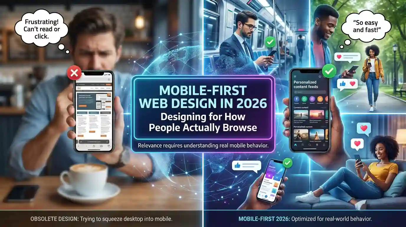 Mobile-First Web Design in 2026: Designing for How People Actually Browse