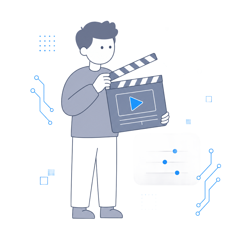 Video creation illustration